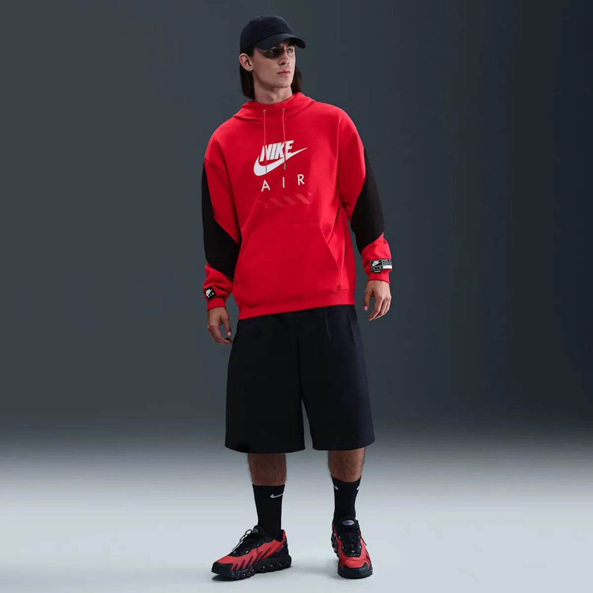 Canguro nike rojo